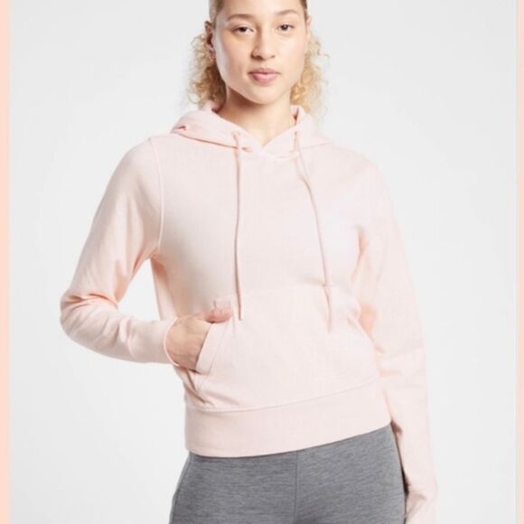 Athleta Light Pink Sundown Hoodie - Picture 1 of 9
